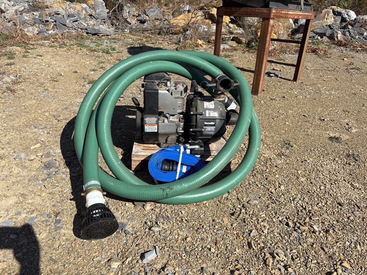 #1132-•-homelite-trash-pump-with-hoses-image-1