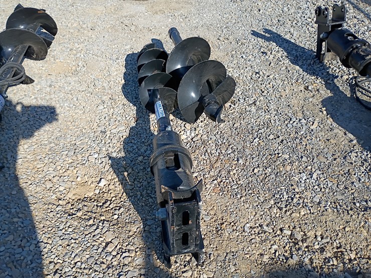 #22206-•-mini-excavator-auger-attachment-(two-bits)-image-2