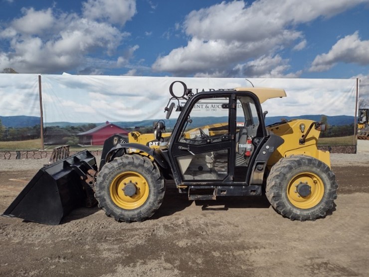 13-cat-407c-telehandler-w/bucket-&-forks-(qea-5956)-image-1