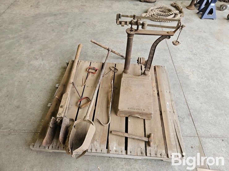 antique-scale,-post-hole-diggers-and-other-misc.-items-image-2