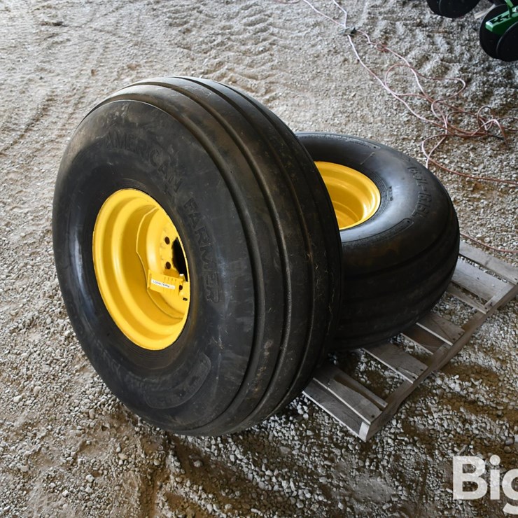 American Farmer 16.5L-16.1SL Tire On 8 Bolt Rims