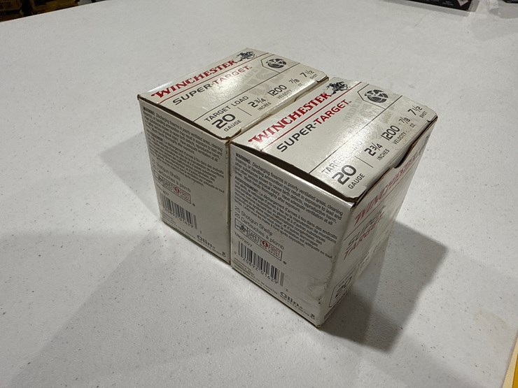 #24465-•-(2)-boxes-of-winchester-super-target-20ga-shotgun-shells-image-4