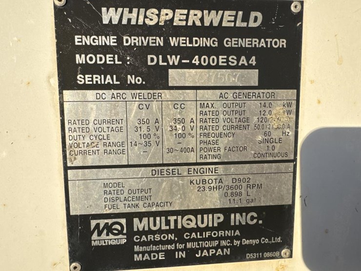 #1470-•-whisperweld-dlw-400esa4-towable-welder-image-33