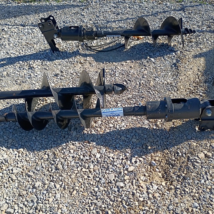 #22206 • Mini Excavator Auger Attachment (Two Bits)
