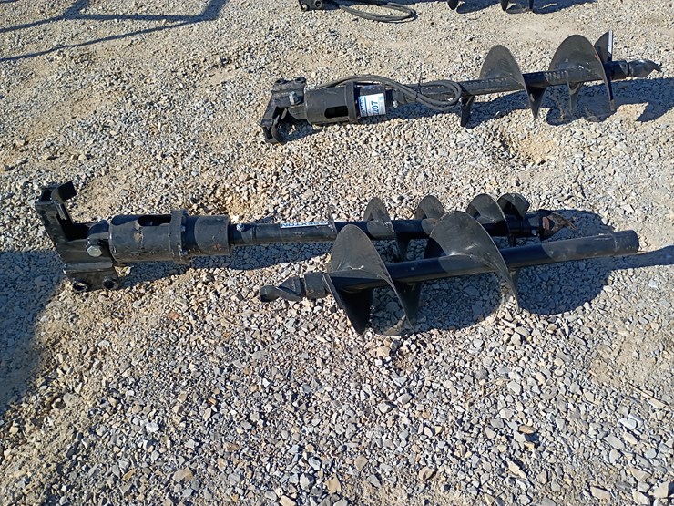 #22206-•-mini-excavator-auger-attachment-(two-bits)-image-3