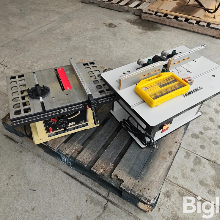 Master Force Router Table & Pro-Tech 10" Table Saw