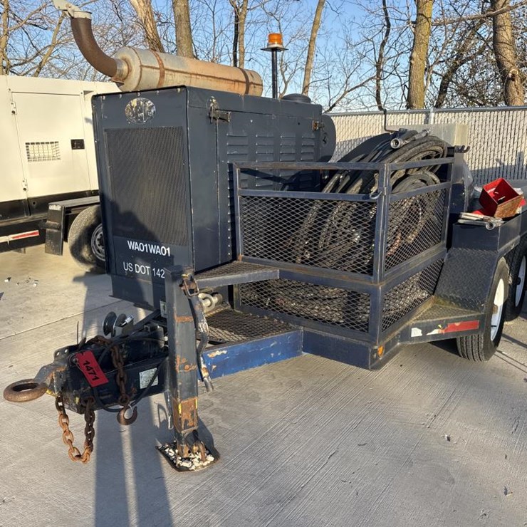 #1471 • 1991 Gardner Denver HP 10K Psi Towable Pressure Wa