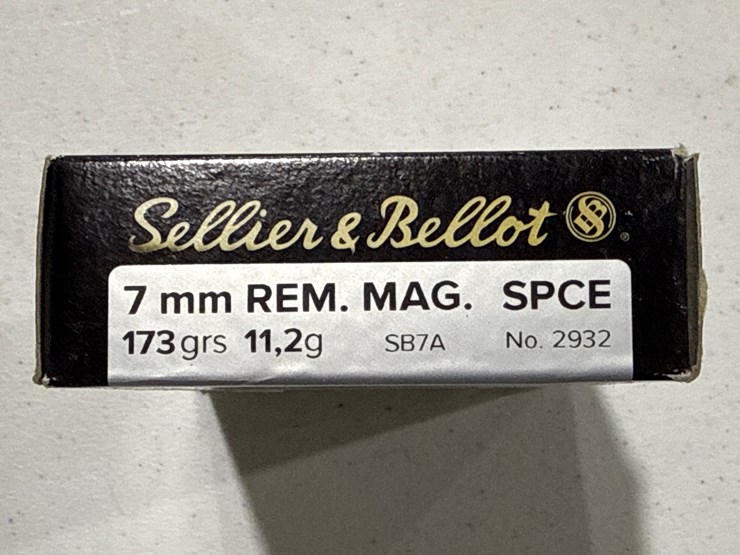 #23010-•-unused-sellier-&-bellor-7mm-rem-mag-rifle-cartridges-image-2