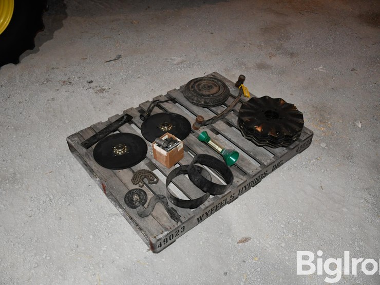 pallet-of-misc-parts-for-great-plains-no-til-drill-image-1