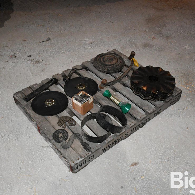 Pallet Of Misc Parts For Great Plains No Til Drill