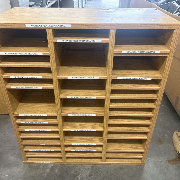 Slotted Mail Cabinet