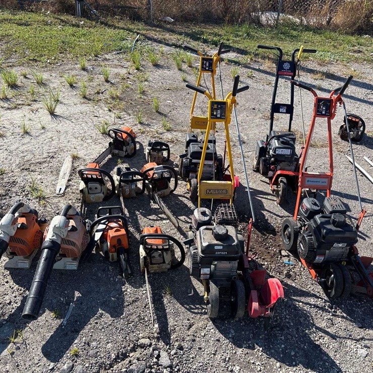 Lot of Non Running Lawn Equipment