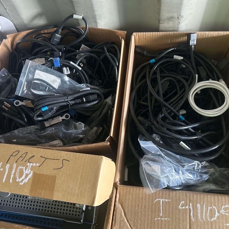 copper wire and brackets