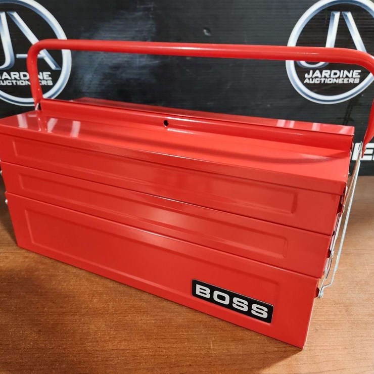 Boss Cantilever Tool Box with Tools