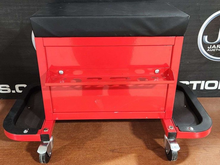 wheeled-stool-tool-box,-3-drawers,-magnetic-trays-image-3