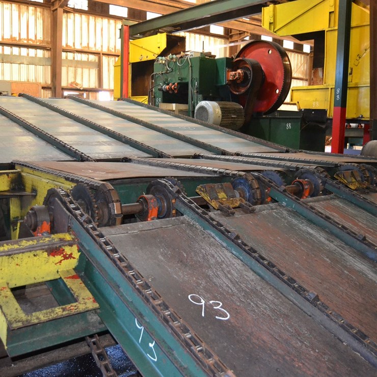 KOCKUMS 16' 5 STRAND TRANSFER DECK W/ 81X CHAIN W/ 6' 5 STRAND TRANSFER DECK W/ ROOFTOP CHAIN W/ 7' 6 STRAND TRANSFER W/ 81X CHAIN W/ TRIPLE SYSTEM ON COMMON SHAFT W/ DRIVE