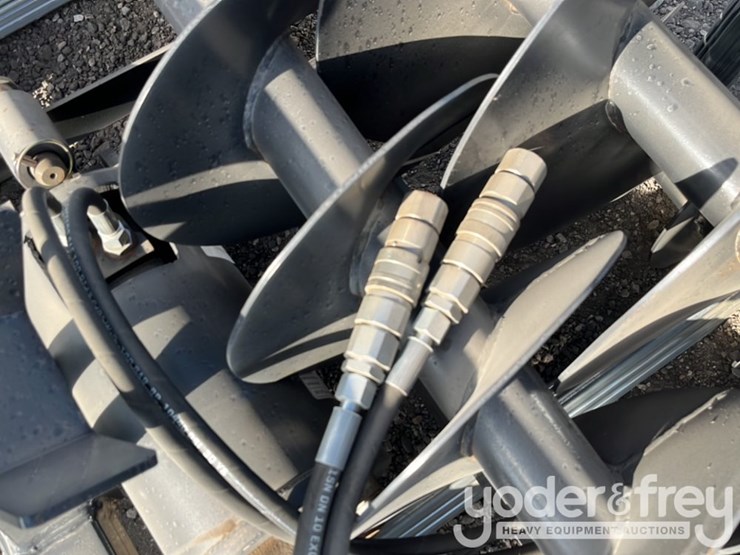 unused-jct-hydraulic-auger-drive-c/w-quick-attach-bits,-9",-12",-18",-special-alloy-bits-to-suit-skidsteer-image-7