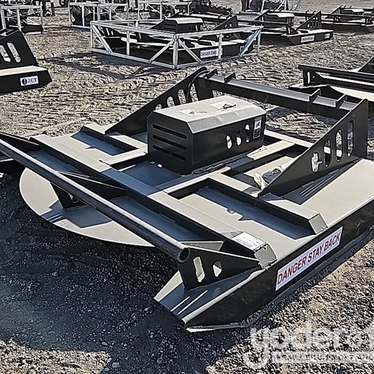 Unused JCT HD Brush Cutter to Skidsteer c/w Stump Jumper, Extra Blade