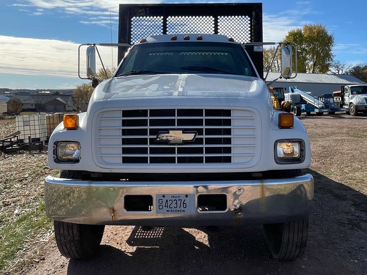 #3006-•-1999-chevy-c6500-single-axle-dump-flatbed-truck-(title-in-delay)-image-2
