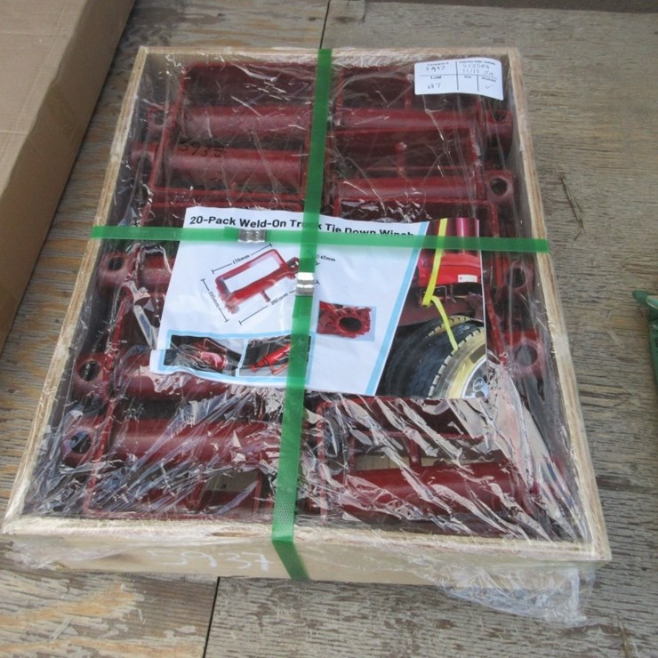 (20) New Unused Weld-On Truck Tie Down Winches