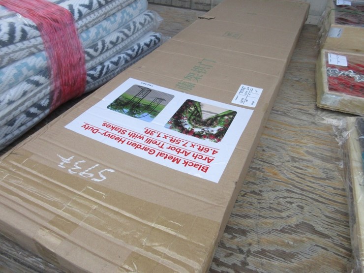 new-unused-4.6'-x-7.5'-x-1.3'-arch-arbor-trelli,-image-1