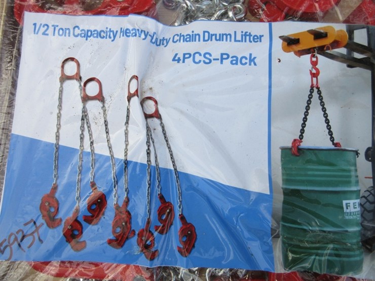 (4)-new-unused-1/2-ton-hd-chain-drum-lifters-image-3