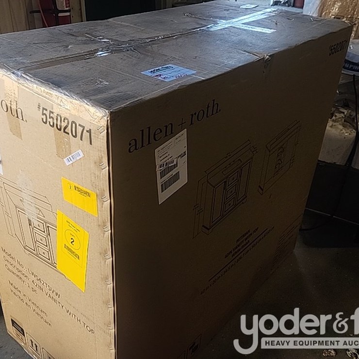 Allen & Roth 42" Vanity with Top White Finish