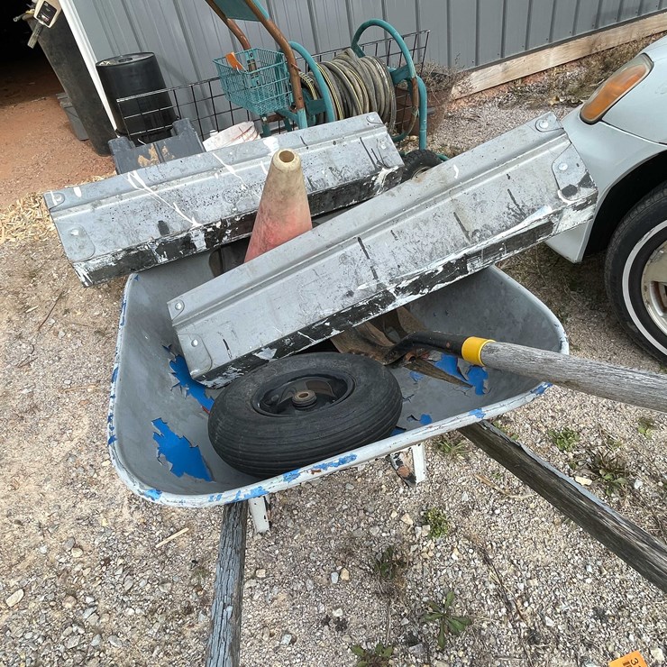 #3119 • Wheelbarrow and Contents