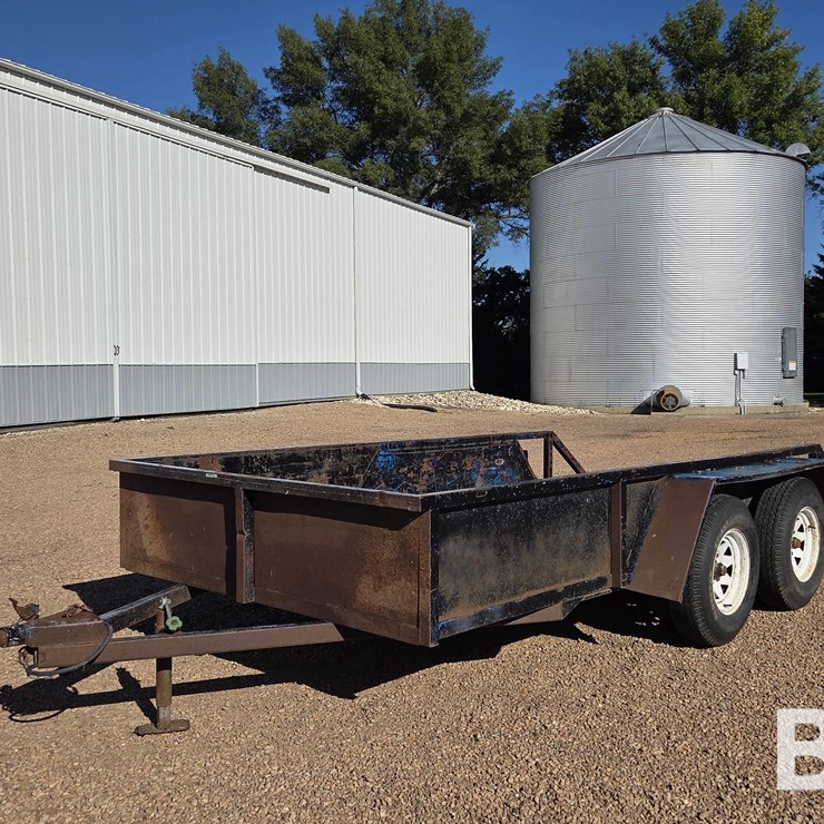 1984 Shop Made 14' T/A Utility Trailer