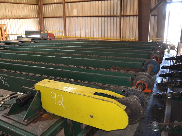 kockums-36"x20'-outfeed-rollcase-w/-10"-rolls-w/-hydraulic-drives-on-each-roll-w/-6-strand-transfer-w/-19'-6-strand-outfeed-transfer-w/-81x-chain-w/-hydraulic-drive-on-common-shaft-image-12