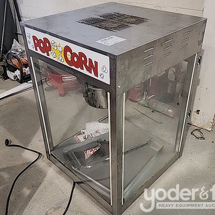 Gold Metal Popcorn Machine