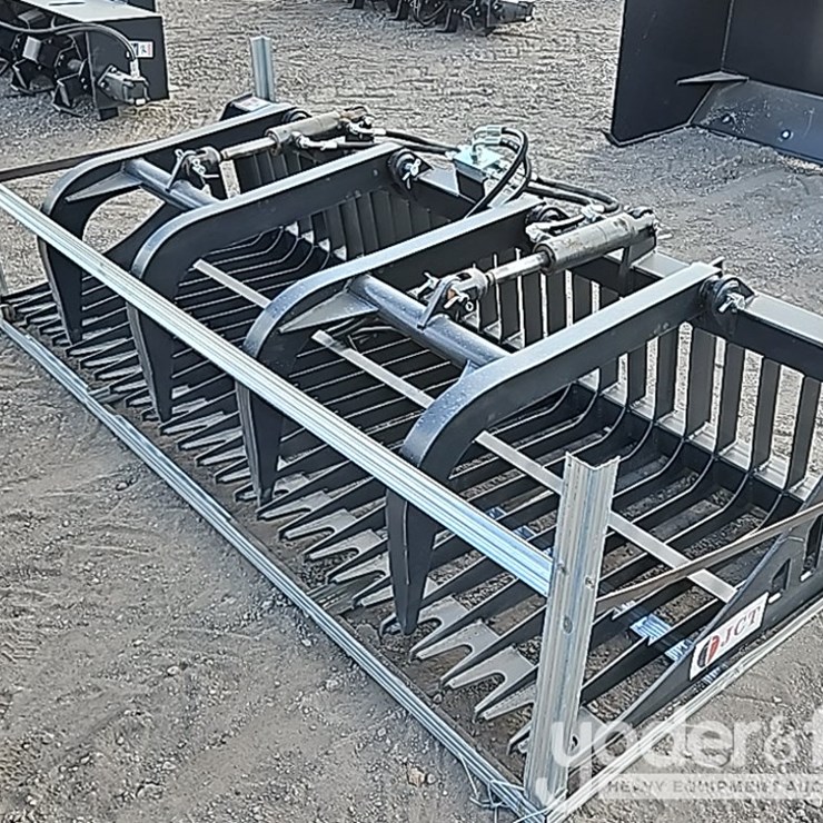 Unused JCT 84" Rock Grapple Bucket to suit Skidsteer