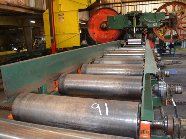 kockums-36"-x-20'-outfeed-rollcase-w/-10"-rolls-w/-hydraulic-drive-motors-on-each-roll-image-5