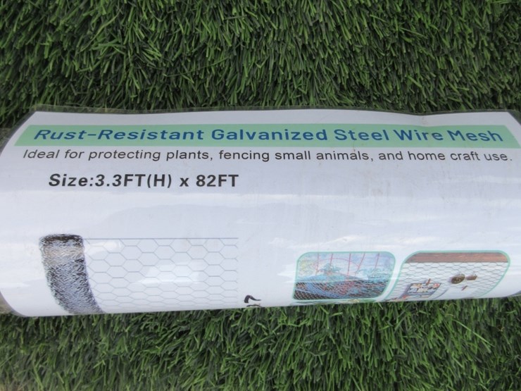 (1)-new-unused-3.3'-x-82'-iron-wire-mesh-roll,-image-3