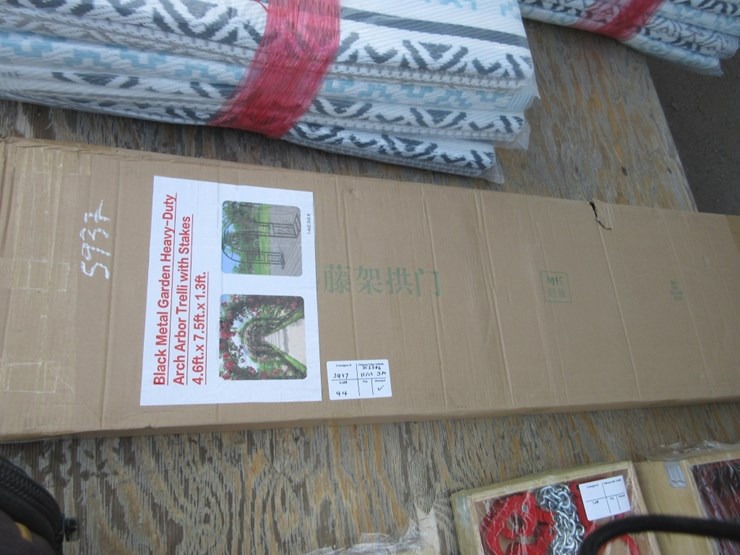 new-unused-4.6'-x-7.5'-x-1.3'-arch-arbor-trelli,-image-2