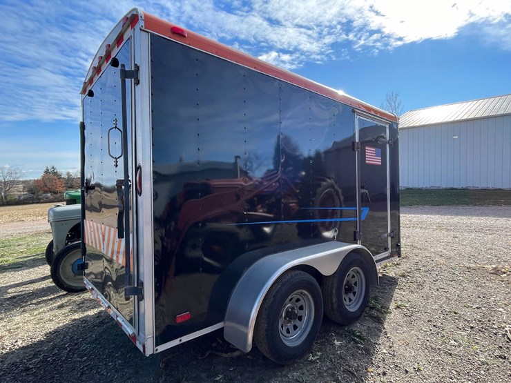 #3013-•-2007-12'-tandem-axle-aluminum-frame-enclosed-trailer-(no-title)-image-1