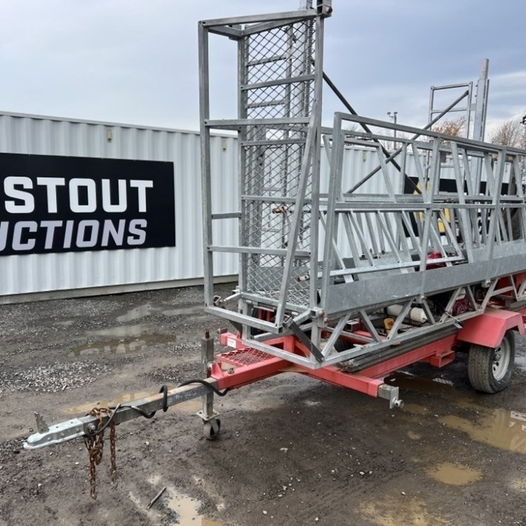 15' Scaffolding Trailer