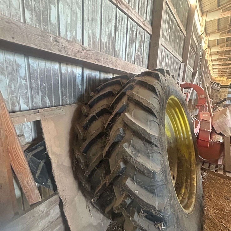 Michelin Agribib 480/80R50 dual tires and wheels