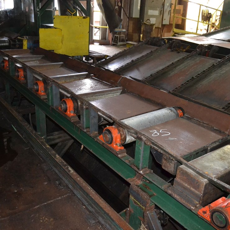 24"X20' HEAVY DUTY ROLLCASE W/ 8" ROLLS W/ CANT DUMP W/ HURRY UP ROLL W/ 2-HYDRAULIC DRIVE