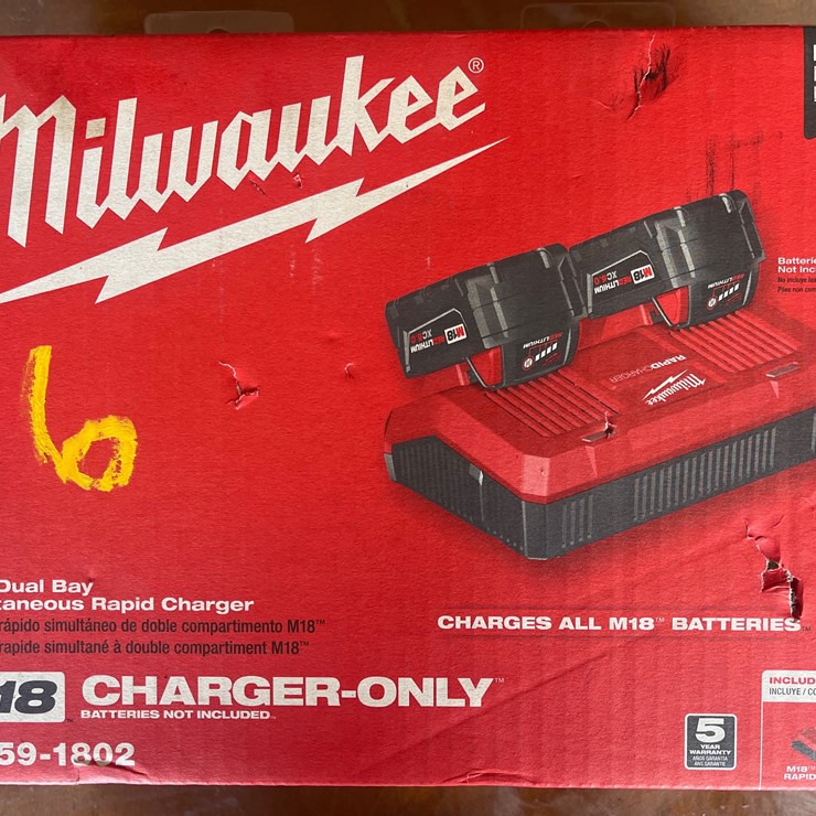#6 • MILWAUKEE M18 CHARGER ONLY