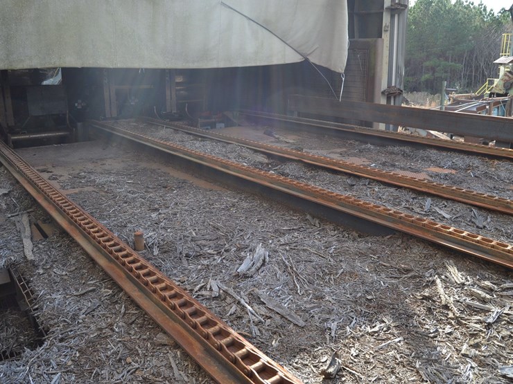 26'-4-strand-infeed-log-deck-w/-5-arm-stop-&-loader-w/-#78-chian-w/-heavy-duty-electric-drive-image-4