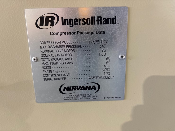 #2757-•-ingersoll-rand-i-n75h-cc-air-compressor-image-9