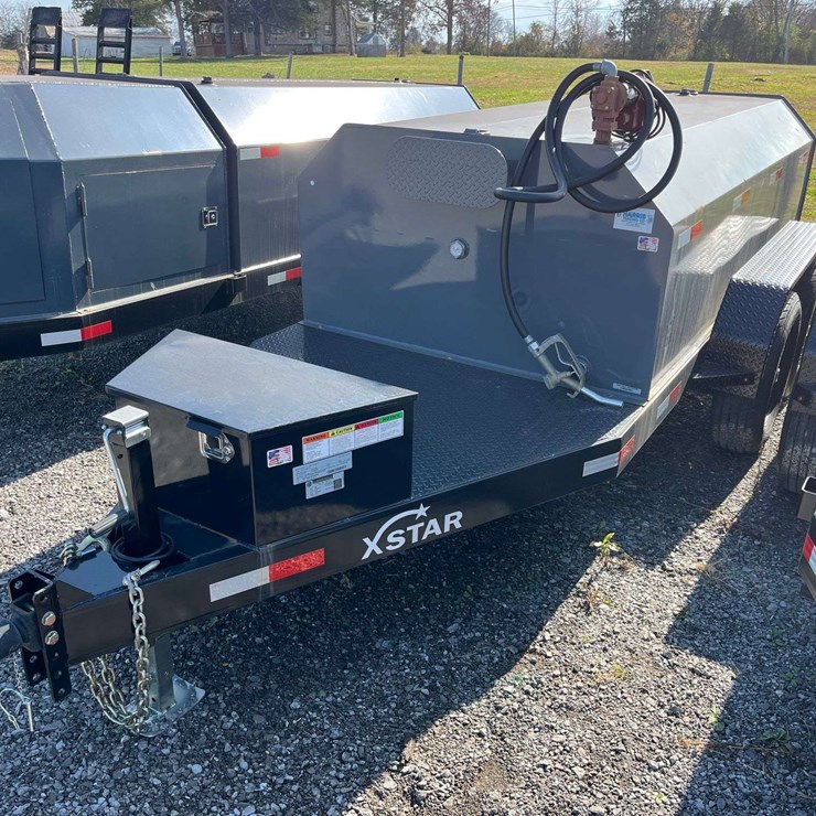 Unused 2024 X-STAR 16’ / 990 Gal. T/A Tanker Tag Trailer