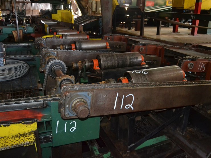 kockums-13'-3-strand-infeed-deck-w/-#78-chain-w/-cant-stops-w/-electric-drive-feeding-into-ligna-gang-w/-6'-3-strand-pop-up-transfer-w/-24"-x-10'-image-6