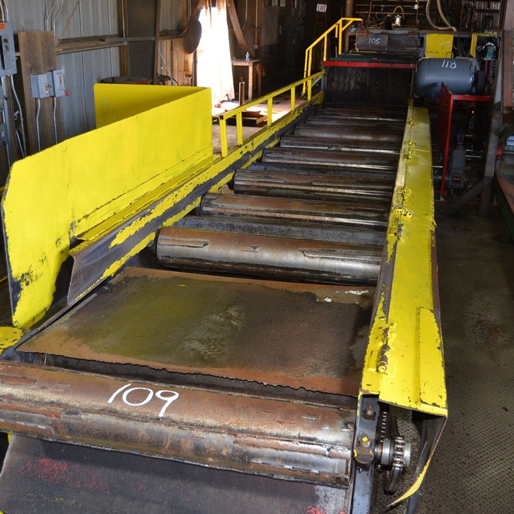 LIGNA OUTFEED 36"X40' HEAVY DUTY ROLLCASE W/ DRIVE