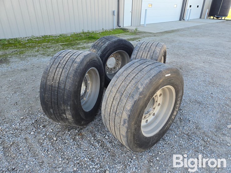 goodyear-445/50r22.5-super-single-tires-on-aluminum-wheels-image-5