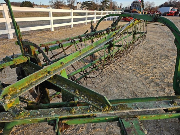 #3421-•-john-deere-pull-hay-rake,-ground-drive-image-15