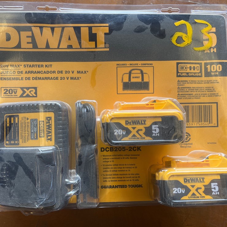 #23 • DEWALT 20V MAXX STARTER KIT
