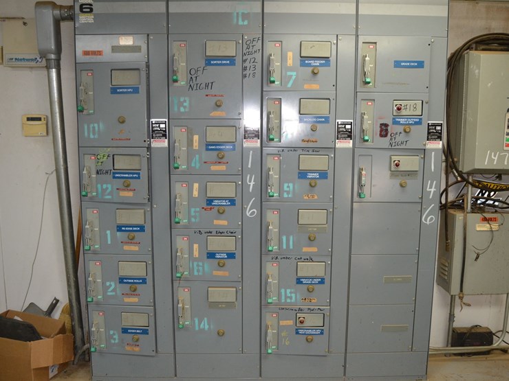 square-d-mcc-panel-w/-1-size-3-starter-w/-2-size-2-starters-w/-11-size-1-starter-w/-3-variable-drives-image-1