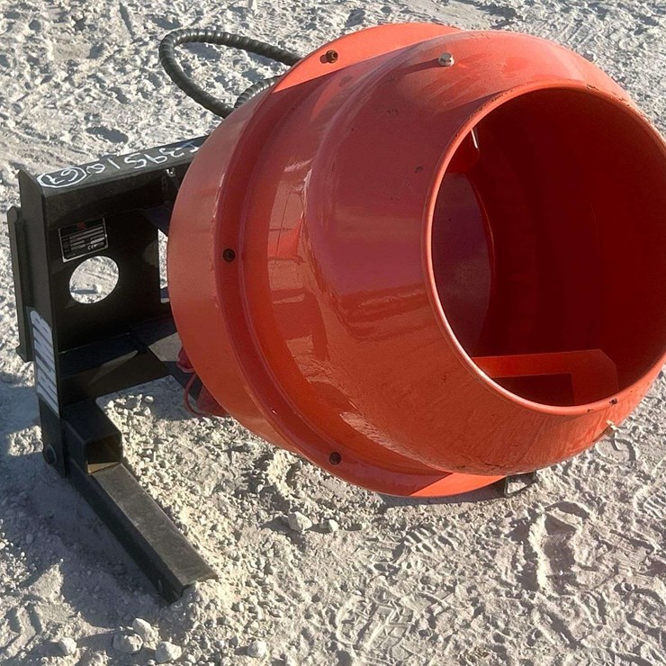 Concrete Mixer Skid Steer Attachment